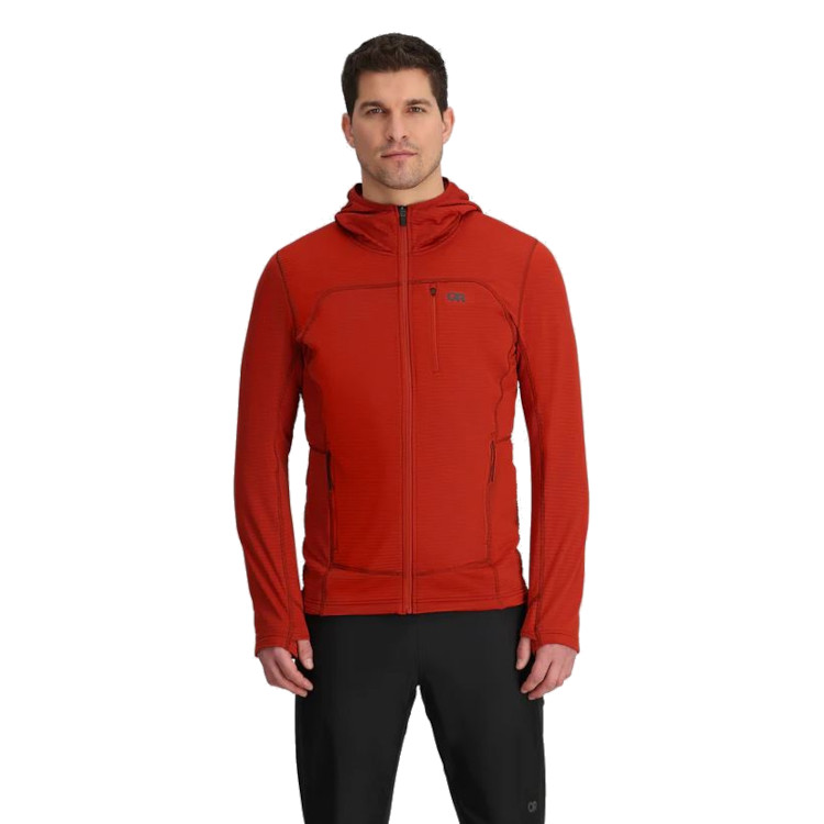 Outdoor Research Vigor Grid Fleece Full Zip Hoodie – Men’s